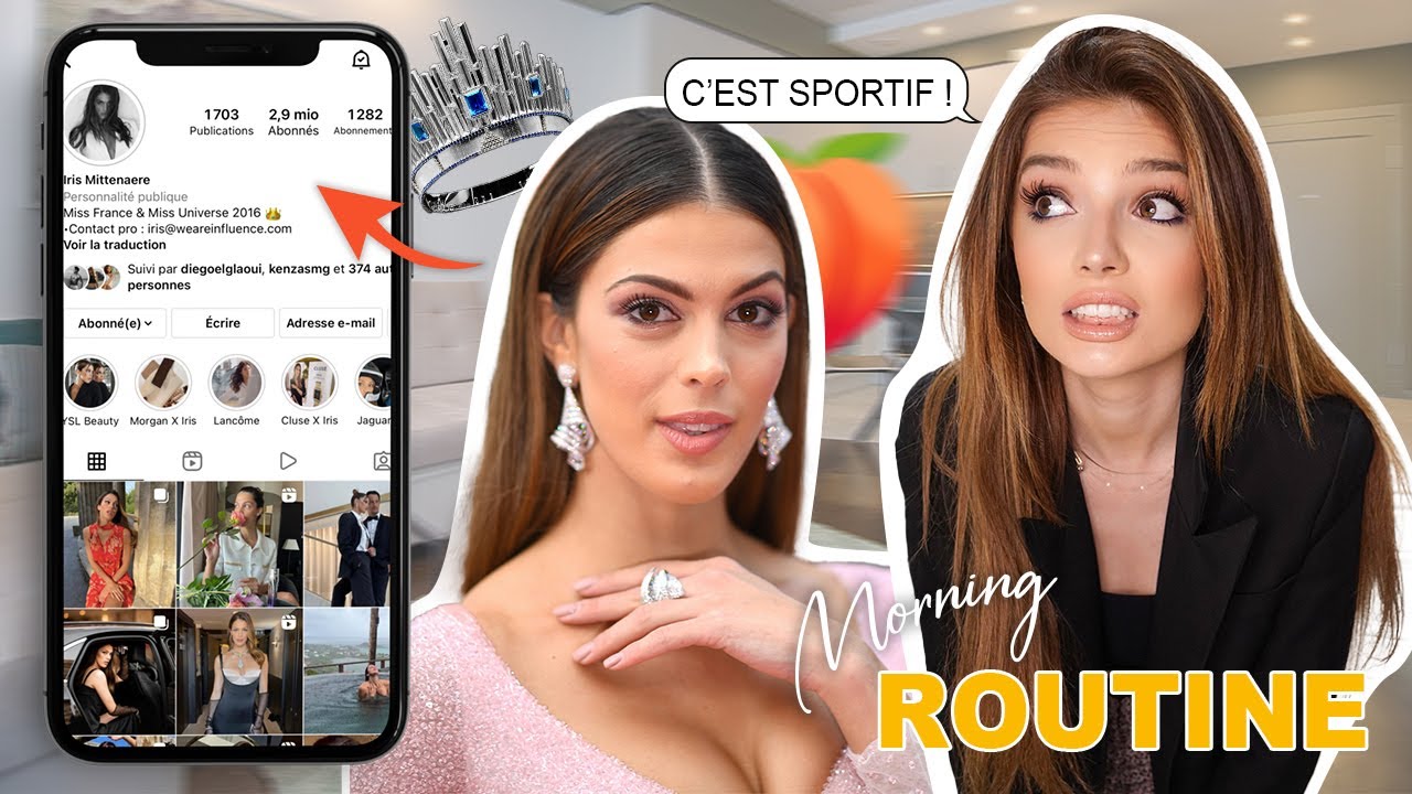 JE SUIS LA MORNING ROUTINE D'IRIS MITTENAERE 👑 | Julie Tagliavacca