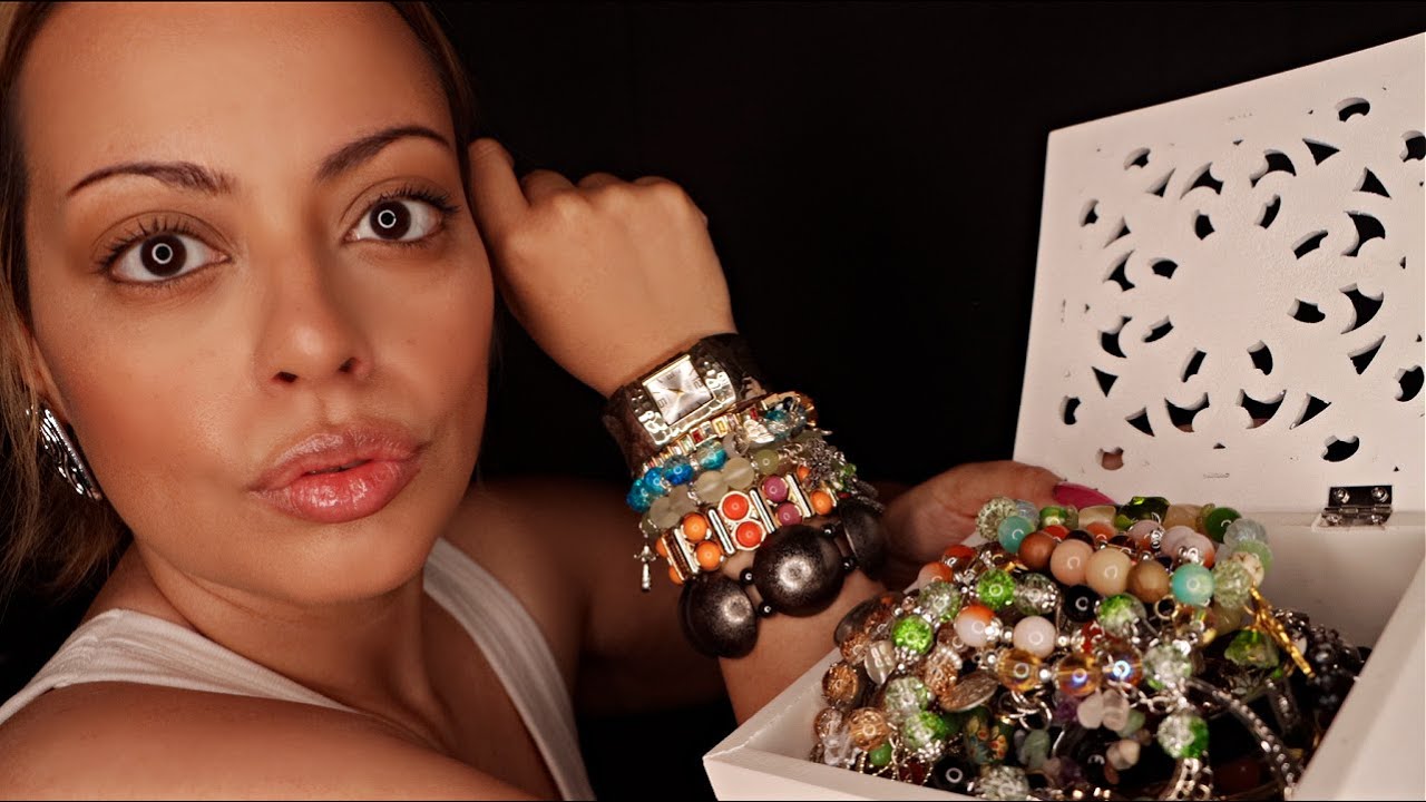 ASMR| Bracelet Collection - Tingles for the Jewelry Lovers - Jingly Sounds, Scratching & Tapping