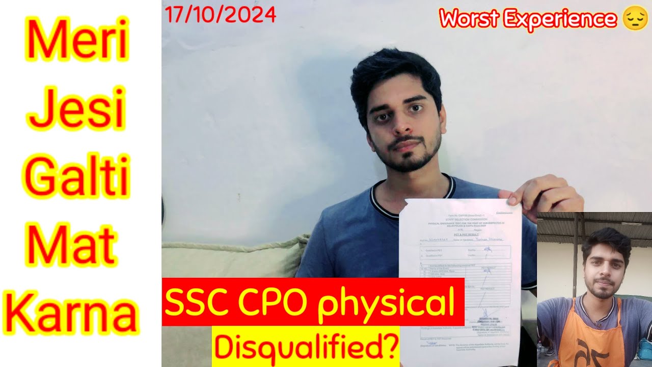 SSC CPO physical worst experience | Some important points | SSC CPO Physical Tips 🔥