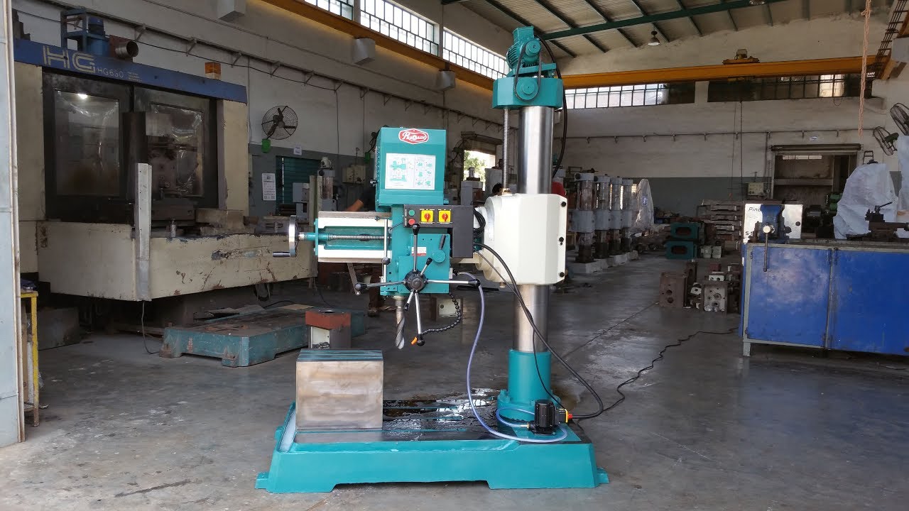PRAKASH R40BA - Belt Drive Automatic (Autofeed) Radial Drilling Machine
