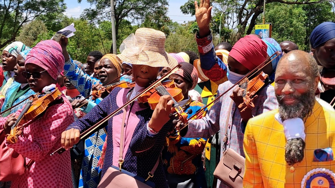 Beautiful Choir Performs During Mighty Prophet Dr David Owuor Departure In Nakuru