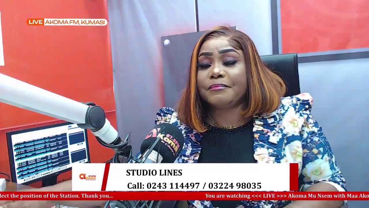LIVE: Akoma Mu Nsem with Maa Akos || 17th February, 2026