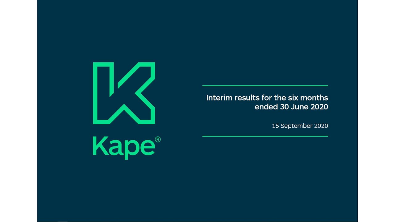 Kape Technologies (KAPE) H1 20 results presentation