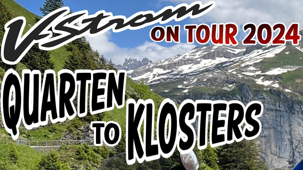 Crossing Switzerland, Quarten to Klosters – DL650 Vstrom European Tour 2024