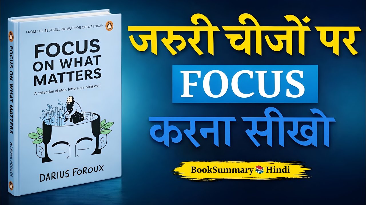 Focus on What Matters Book Summary in Hindi | जरूरी चीजों पर Focus कैसे करें | Book Inshgit 