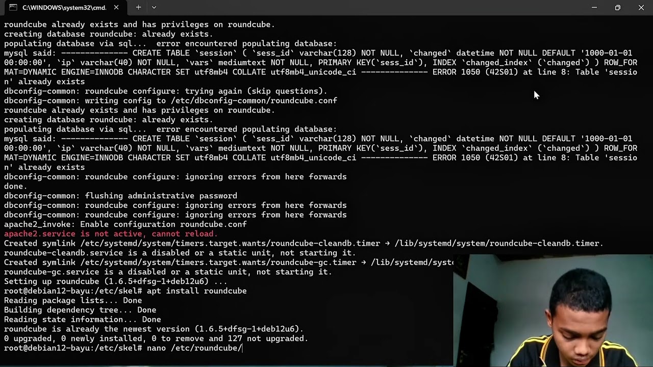 #9 Praktikum Installasi Dan Konfigurasi Mail Server (RoundCube) !