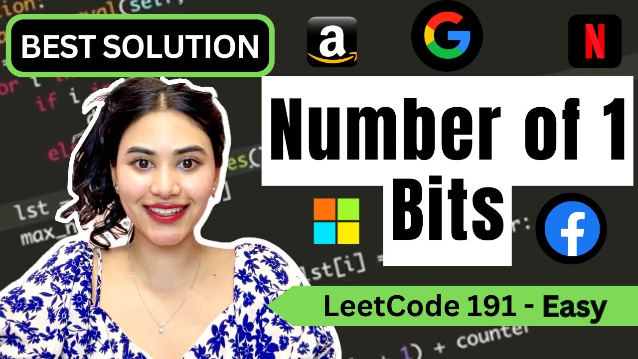 Количество единичных битов — LeetCode 191 — Python