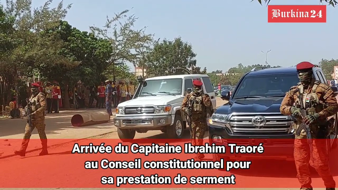 Investiture du Capitaine Ibrahim Traoré : Retour sur son arrivée au Conseil Constitutionnel