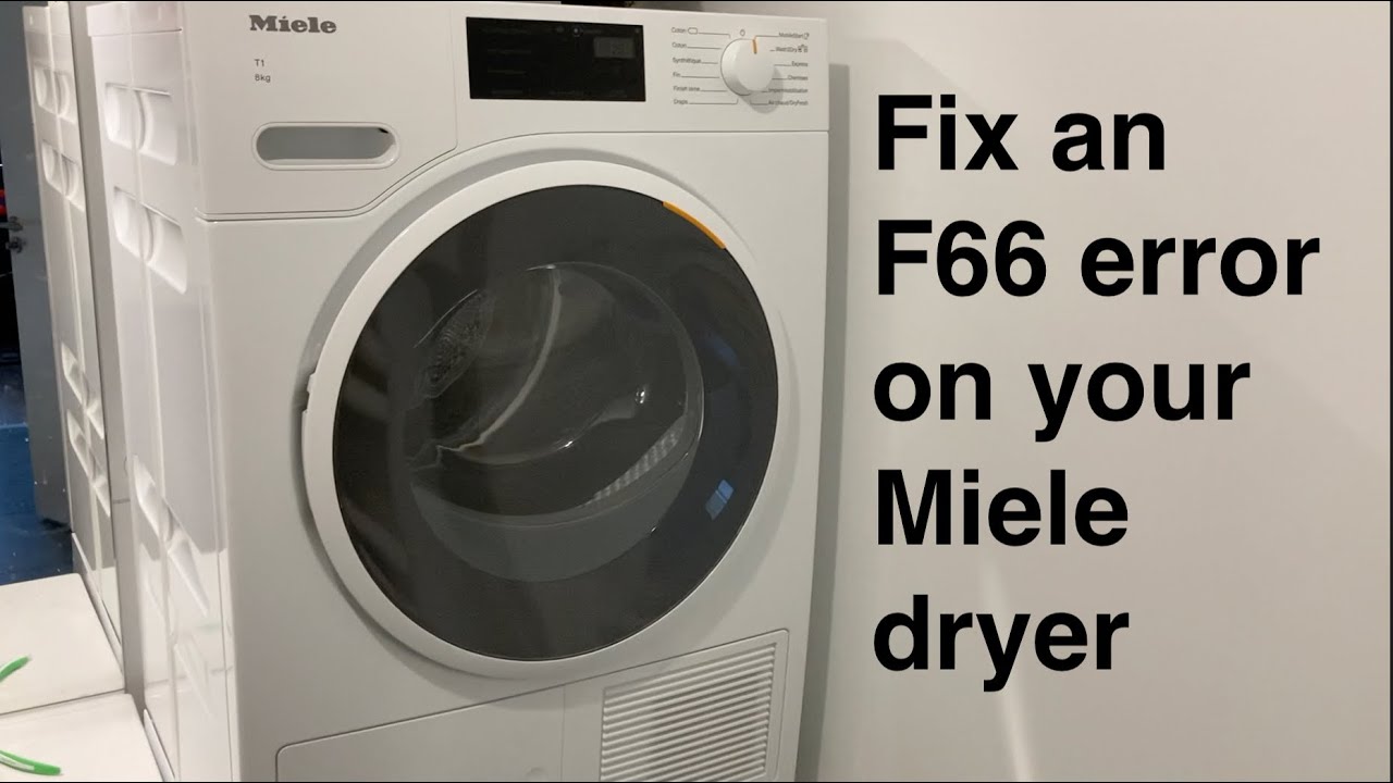 Как устранить ошибку F66 на сушильной машине Miele