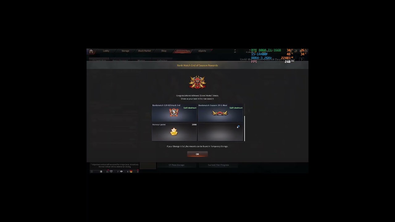 Ranked season 29 - end rewards |  CF West  |
