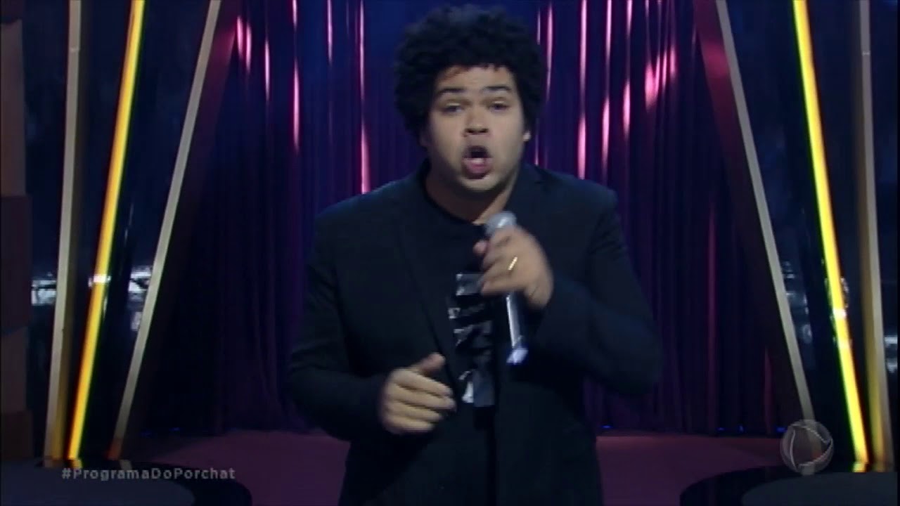 Robson Nunes canta sucesso de Tim Maia no Programa do Porchat