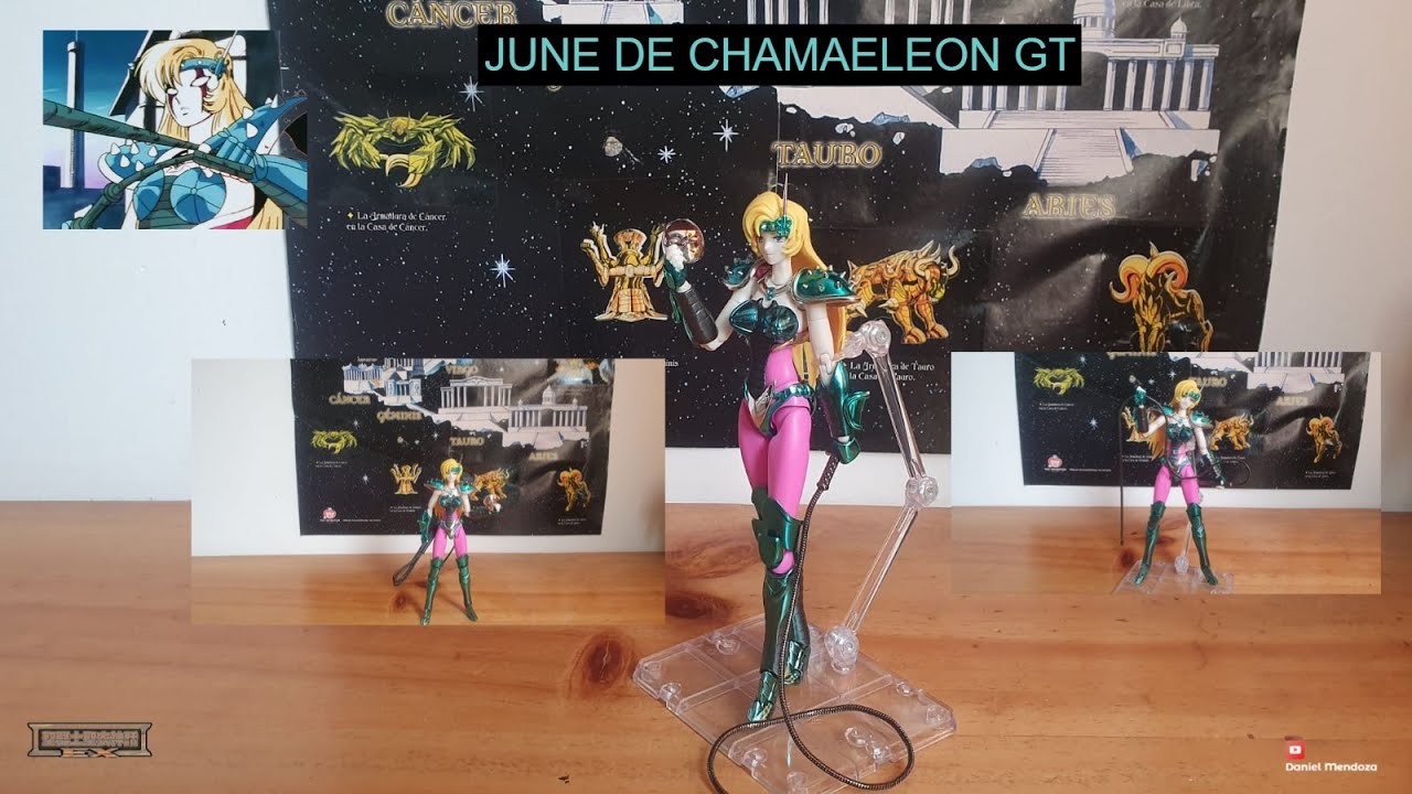 Bronze saint June de Chamaeleon Ex GoodTony! Brillante figura!