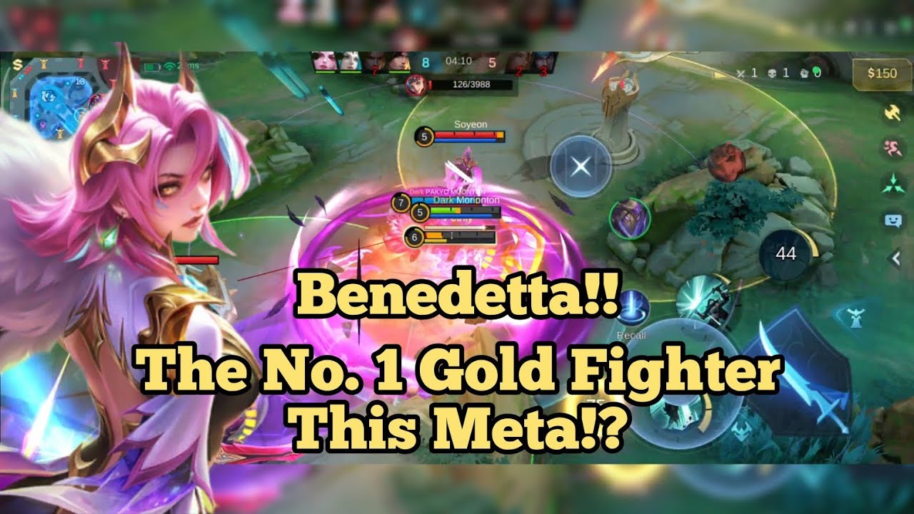 Бенедетта &mdash; ЛУЧШИЙ боец ​​золотой линии прямо сейчас⁉️(игра до усиления‼️)#mobilelegends #бенедетта