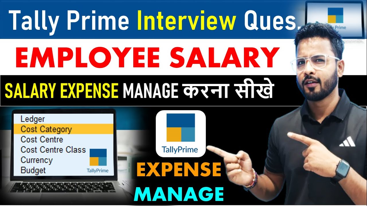 Tally Prime : Cost Category & Cost Center | Employee Salary in Tally Prime #tallyprime
