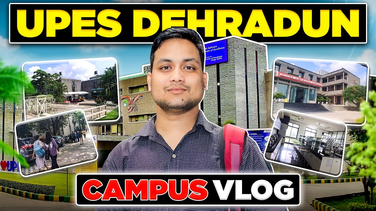 UPES University Complete Campus Tour 🎓| Upes Campus Tour Dehradun 🏫 UPES Placement Reality Check 🔥