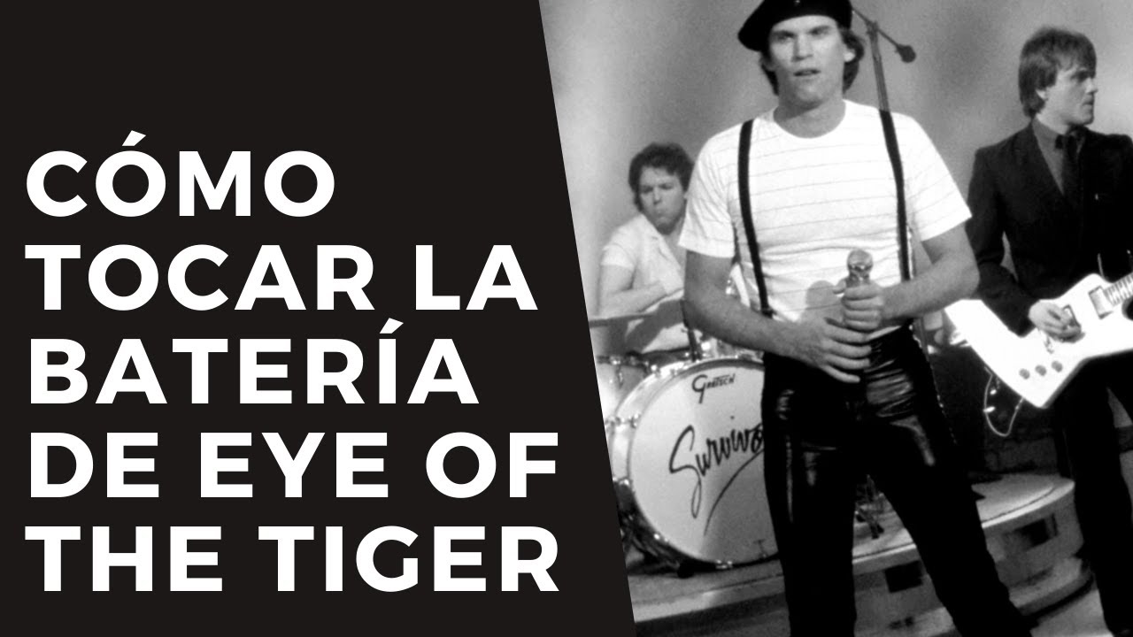 Eye  of tiger Drum Tutorial - Aprende a tocar la batería #78