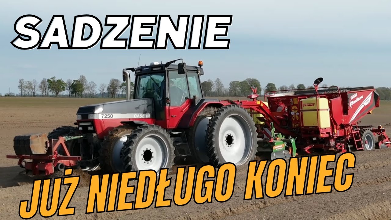 Sadzimy ziemniaki całą dobę. Brakuje sadzeniaków i robota stoi. Grimme Prios 440