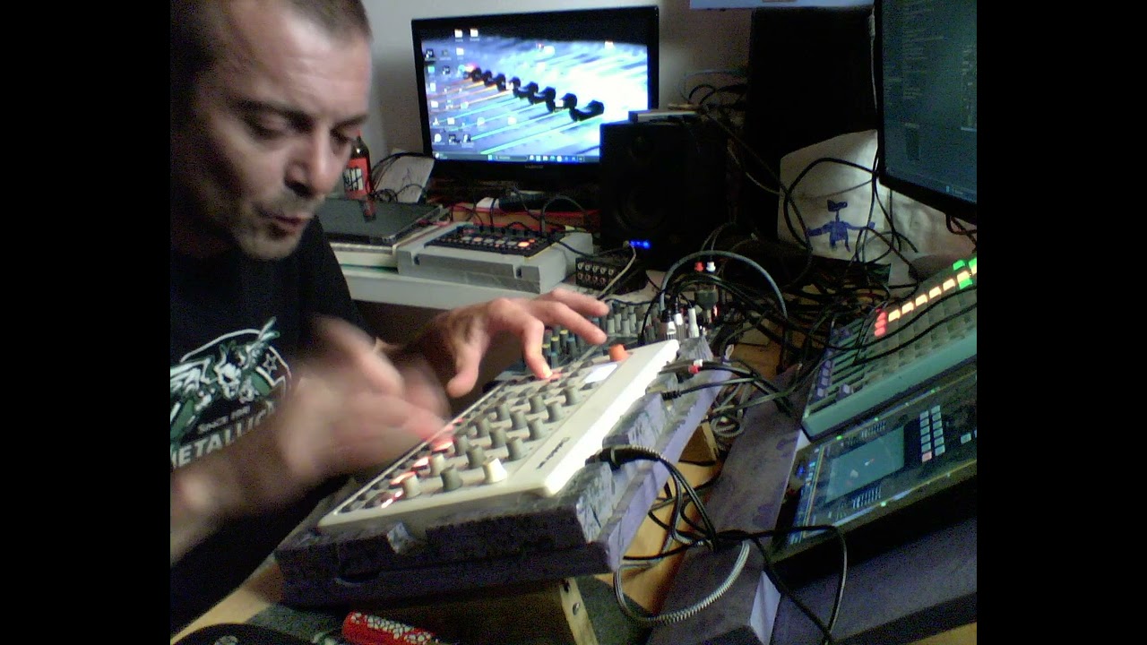 Reverb delay et hop par terre