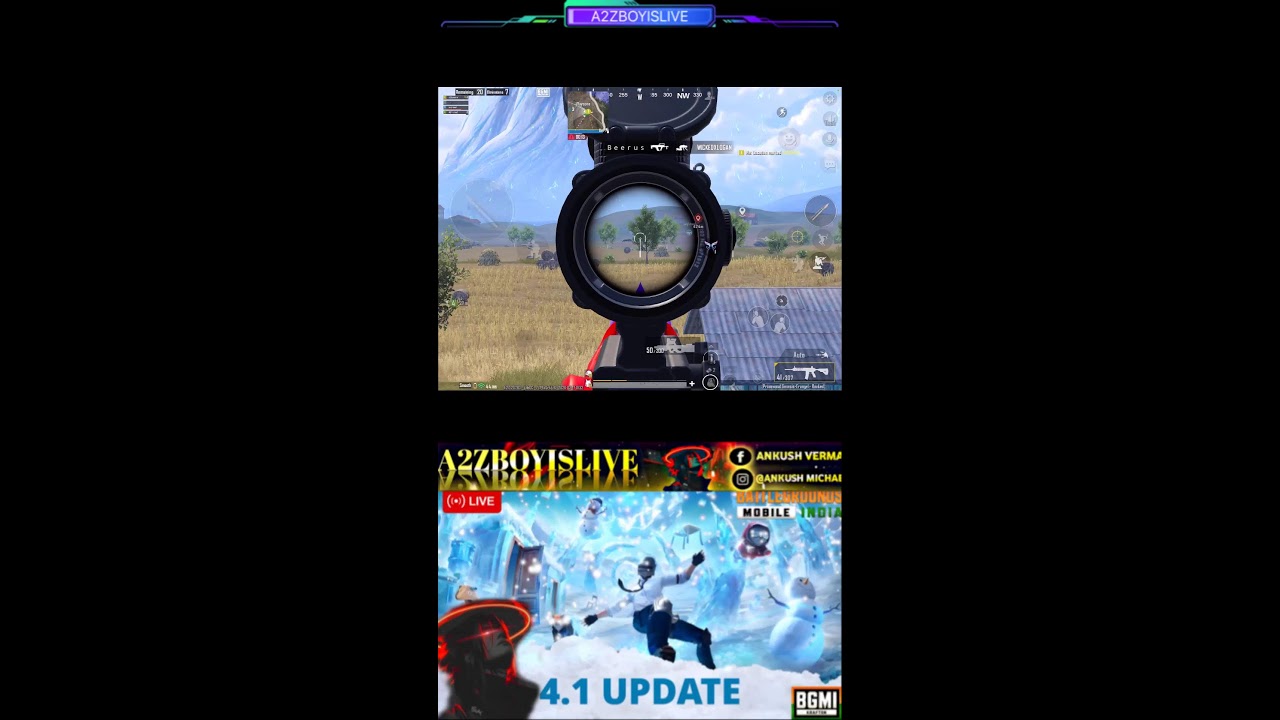 Rank PUSH BGMi only gameplay subscribe to my channel ❣️ A2zboyislive- Bgmi