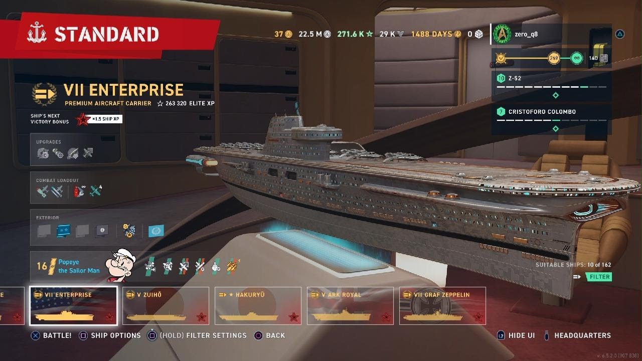 World of Warships: Legends Enterprise 7 Kills