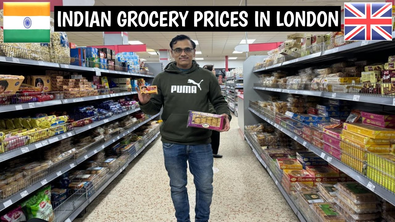 Visiting Indian Grocery Shop | Shopping Maggie, Parle G & Ghee in London | Indian store in UK 🇬🇧