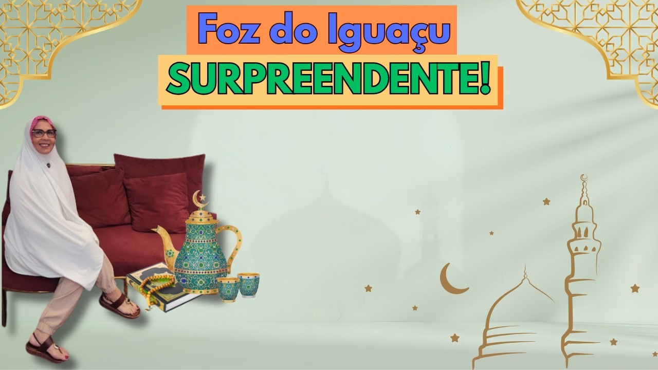 FOZ DO IGUAÇU- ME SURPREENDEU!!!TEMPLO & MESQUITA IMPRESSIONANTES!