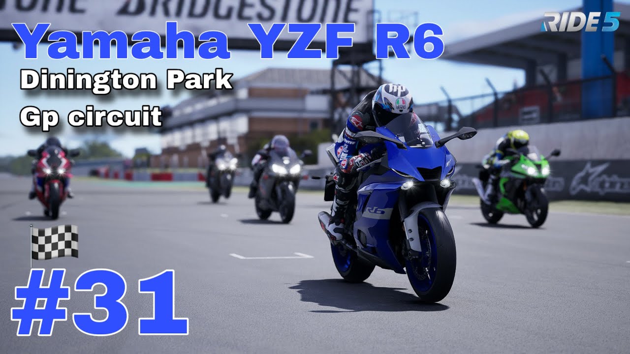 Ride5 - Race Yamaha yzf R6   - Dinington park GP circuit