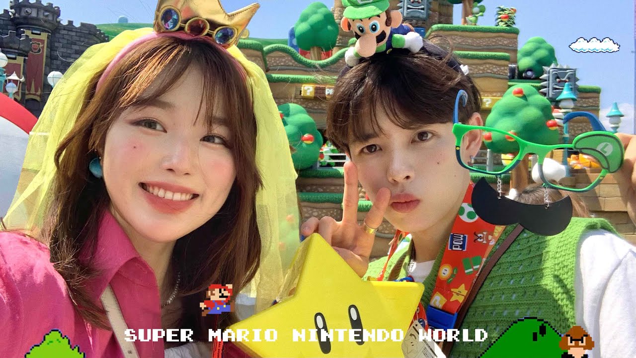 eng) 게임 속 세상? 유니버셜 스튜디오 재팬에 새로 생긴 슈퍼마리오 닌텐도 월드 다녀오다~!🍄 Universal Studios Japan🎢 ㅣ마리오 레스토랑&카페⭐️[한일커플]
