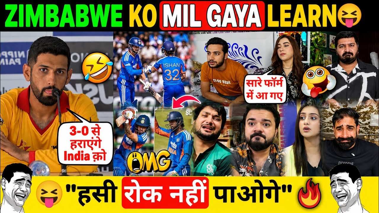 😂 Pak Media SHOCKED After India Beat Zimbabwe 😂 Ishan 81 & Tilak Varma 60* 🔥 IND vs ZIM 2nd T20 