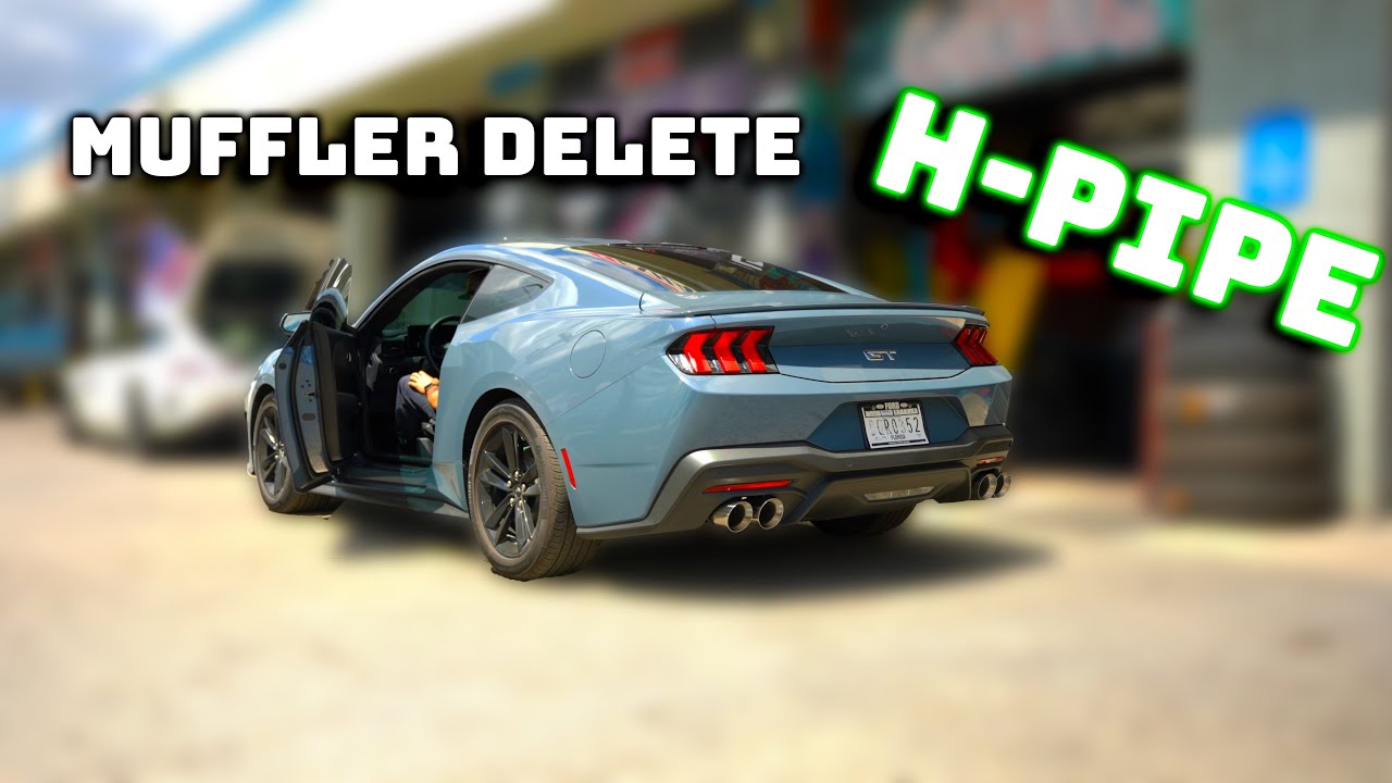 **Совершенно НОВЫЙ** Глушитель Mustang GT 2024 года + H-образная труба
