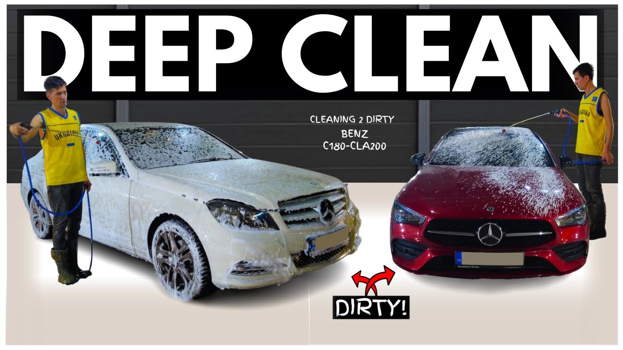 Cleaning 2 Dirty Benz-Deep Clean CLA200-C180 #car #automobile #carwash #cardetailing #asmr