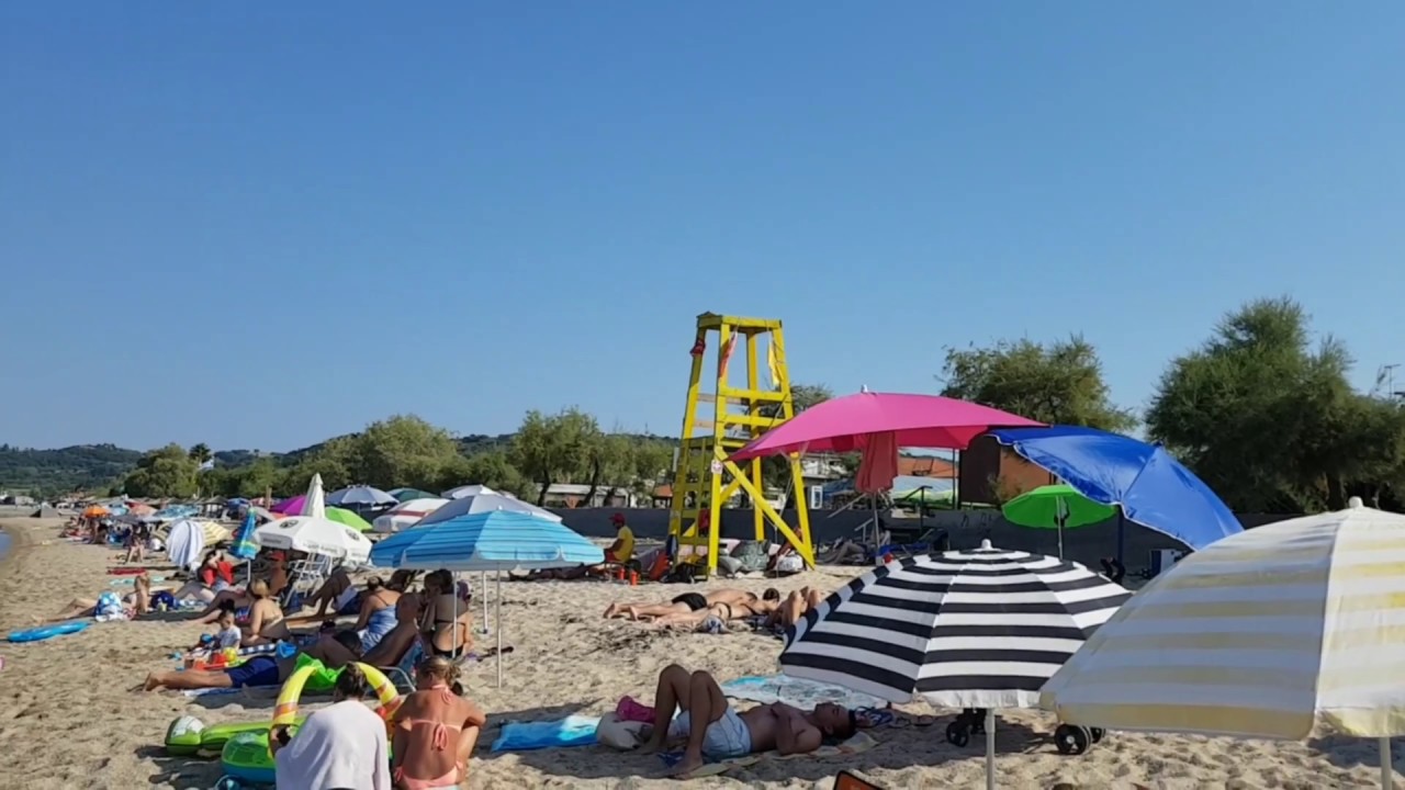 Ierissos beach Chalkidiki | Jerisos plaza Halkidiki - August 2018
