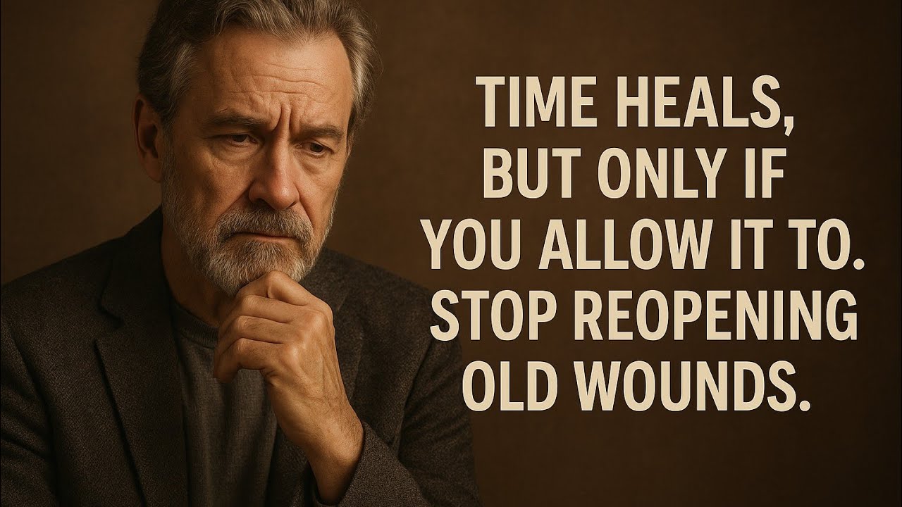 Time Heals, But Only If‎ You Allow It To. Stop Reopening ‎old Wounds | Quotes