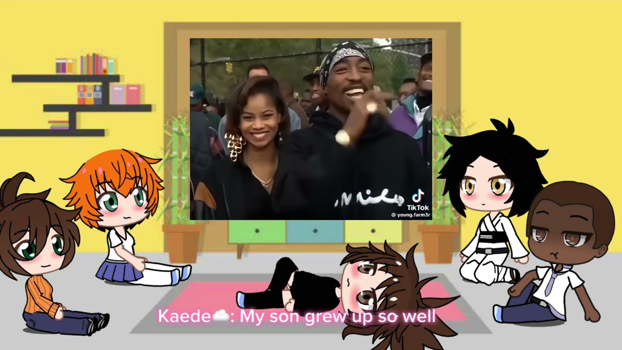 Kokujin no Tenkousei react to Hiroki as 2Pac(part1/?)
