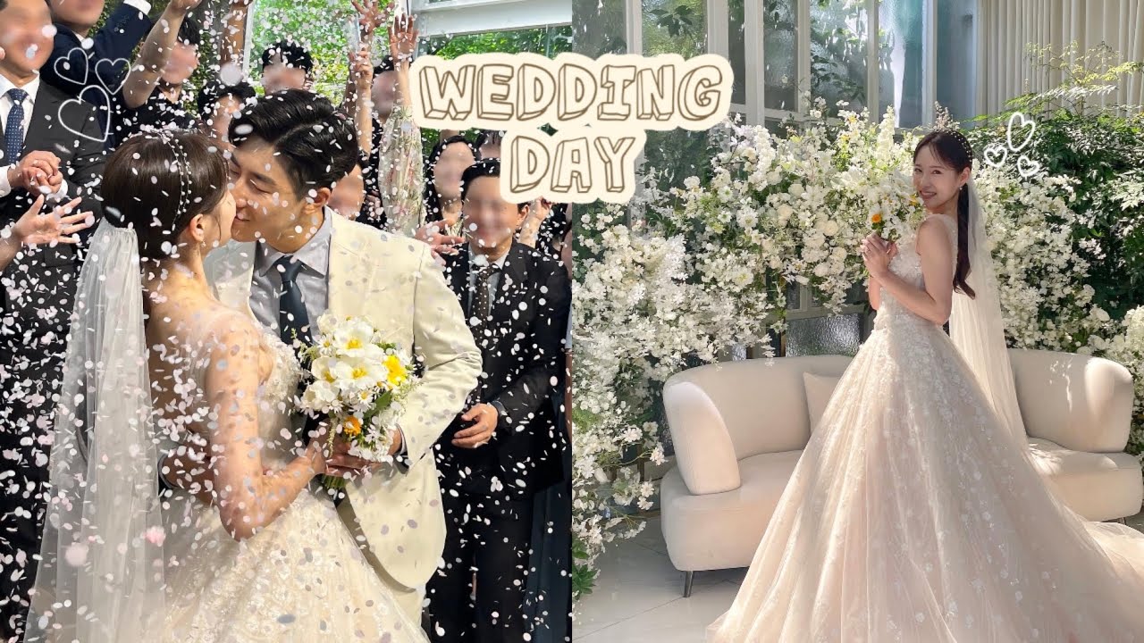 💍본식 브이로그 | 내가 꿈꾸던 밝고 해삐한 결혼식 | 하우스웨딩 | Happy Wedding Day🖤