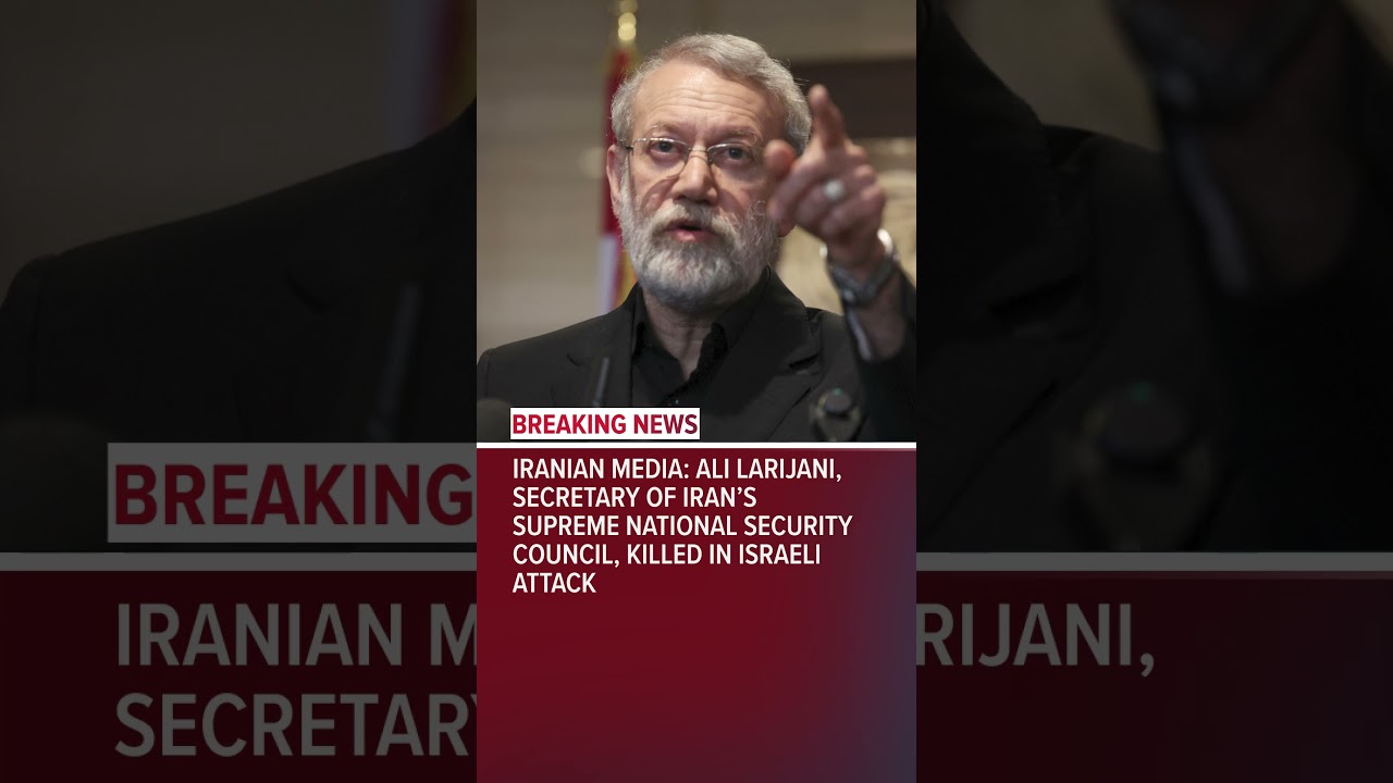 Iranian media: Ali Larijani, secretary of Iran&rsquo;s Supreme National Security Council, killed