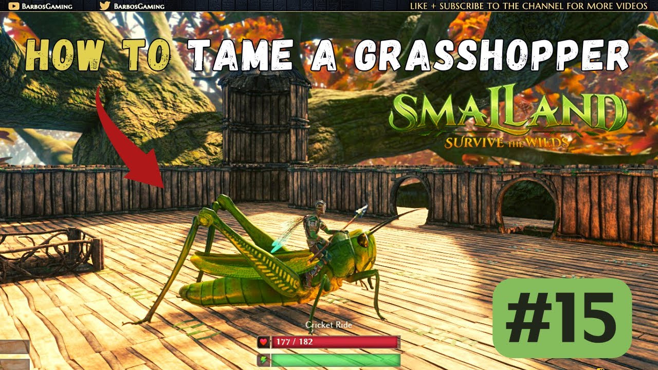 How to tame a grasshopper in Smalland Survive the Wilds #15 | First Look
