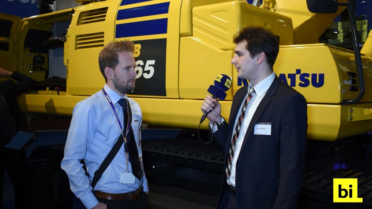 bauma 2016: Komatsu's new 36-tonne hybrid excavator HB365LC-3 [Full HD]