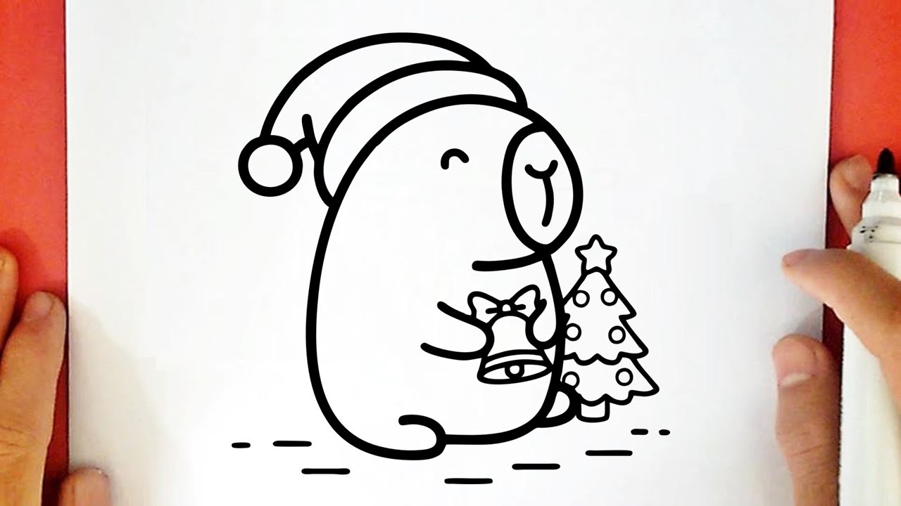 COMMENT DESSINER UN CAPYBARA de NOËL KAWAII