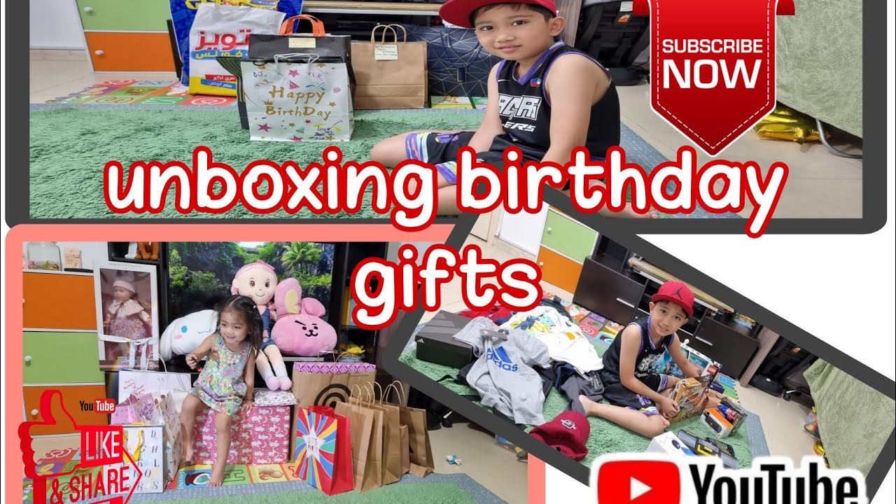 UNBOXING BIRTHDAY GIFTS BHRAYDAN @ ALEXA 🎁