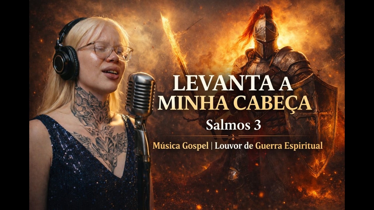 Salmos 3 LEVANTA A MINHA CABEÇA |  Música Gospel | Louvor de Guerra Espiritual