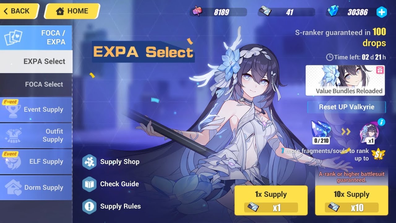 Honkai Impact 3 Seele [Herrscher of Rebirth] and ELF [Project Bunny] Gacha