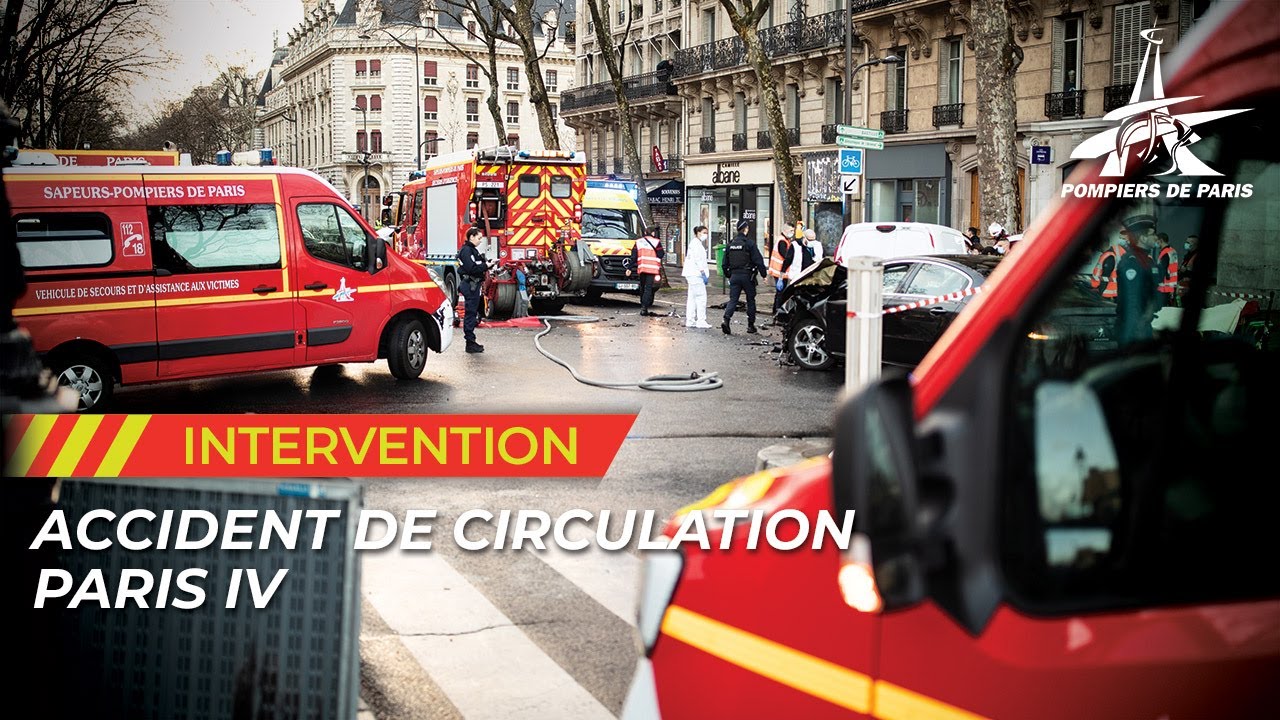 ACCIDENT DE CIRCULATION À PARIS IVe