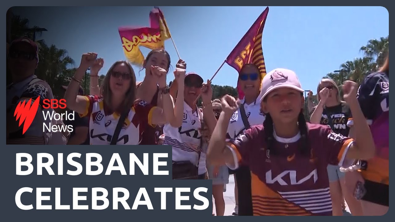 Brisbane Broncos fans celebrate double win in NRL Finals