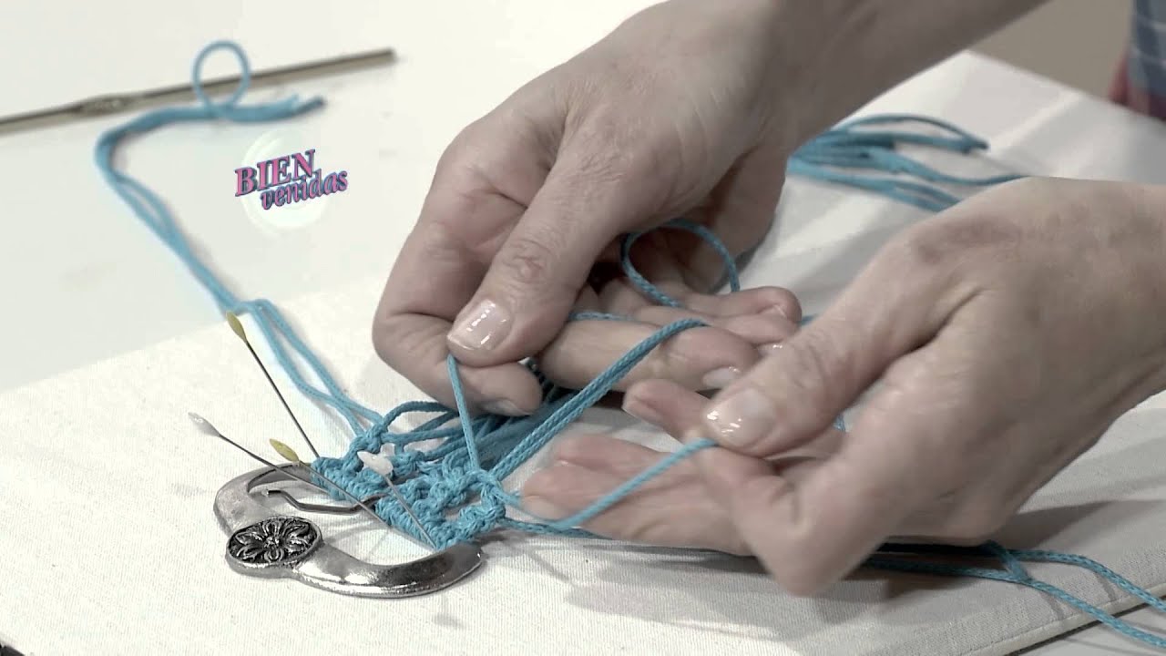 Patricia Belvedere - Bienvenidas TV en HD -  Hace un cinturón con Macramé