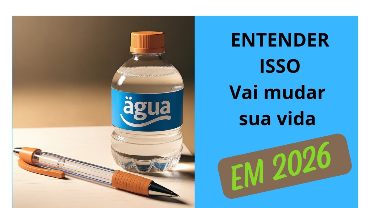 Conheça a poderosa estratégia da caneta e da água e mude a sua realidade financeira em 2026!