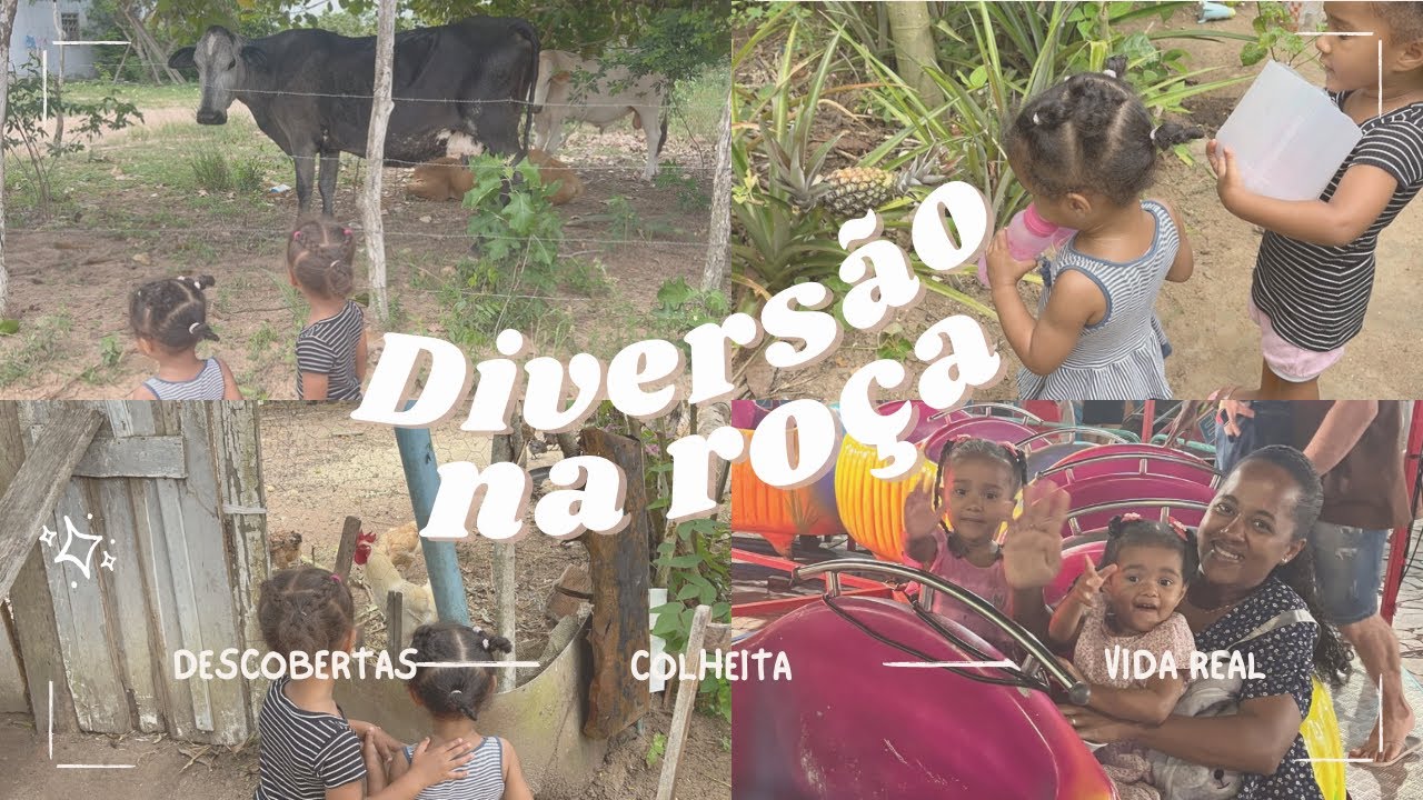 DESBRAVANDO A ROÇA COM ELAS [RELATO DA GELADEIRA] PRIMEIRA VEZ NO PARQUE 🎡