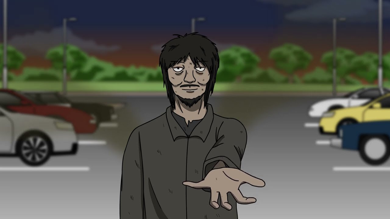The psychotic man (Horror Story Animation)