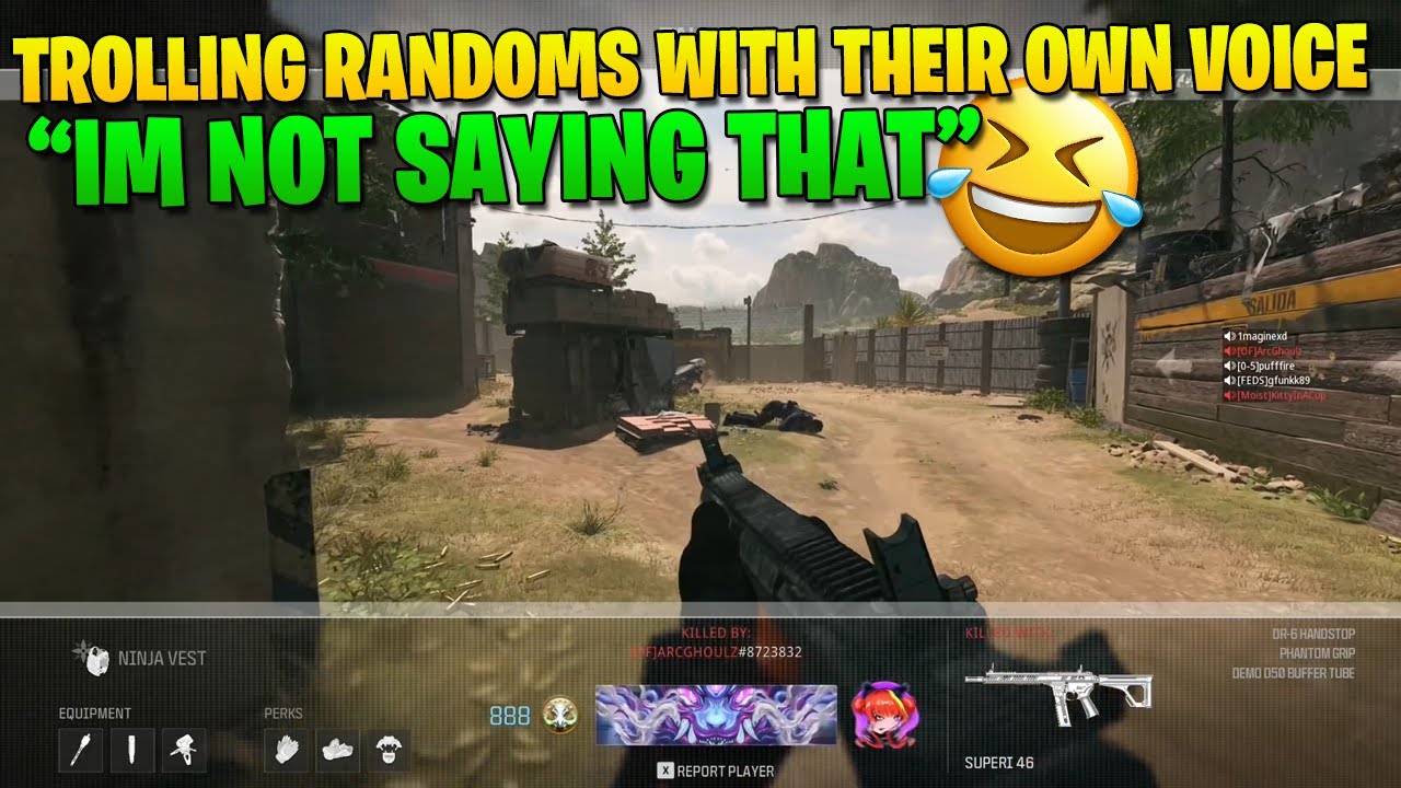 TROLLING RANDOMS WITH THEIR OWN VOICE (CONFUSING MY TEAMMATES LMAO)