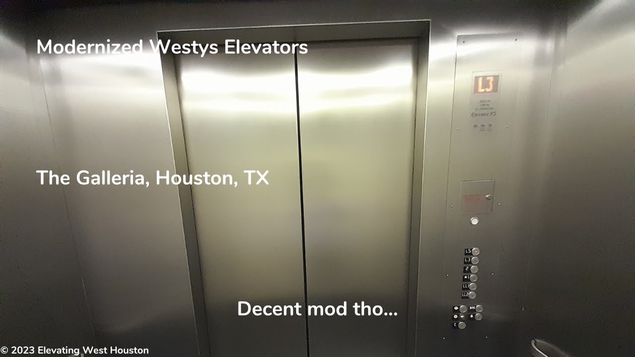 Westinghouse [mb. KONE] Traction Parking Elevators | Saks Fifth Avenue | The Galleria | Houston, TX